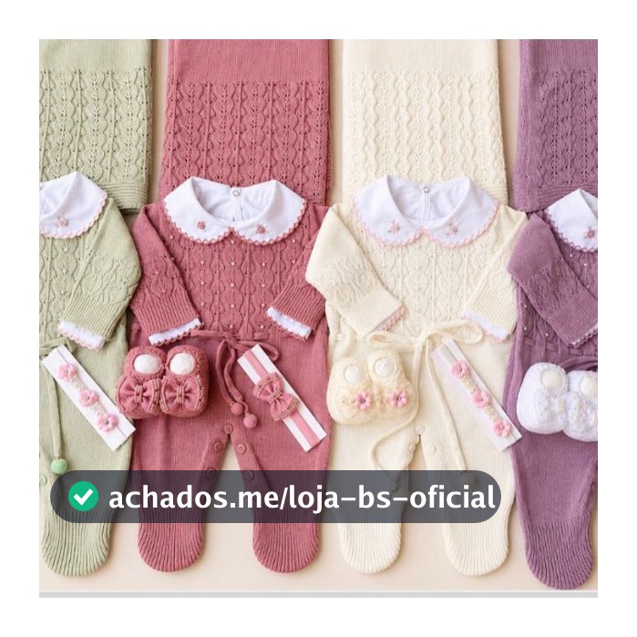 Saída Maternidade Tricô Luxo Premium em Tricô Menina - kit 5 peças, 3 peças, 2 peças
