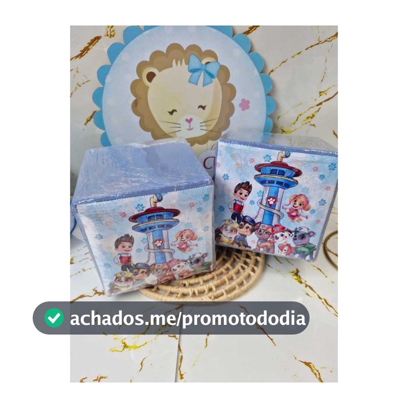 Puff personalizado pra festa presente de luxo para os convidados