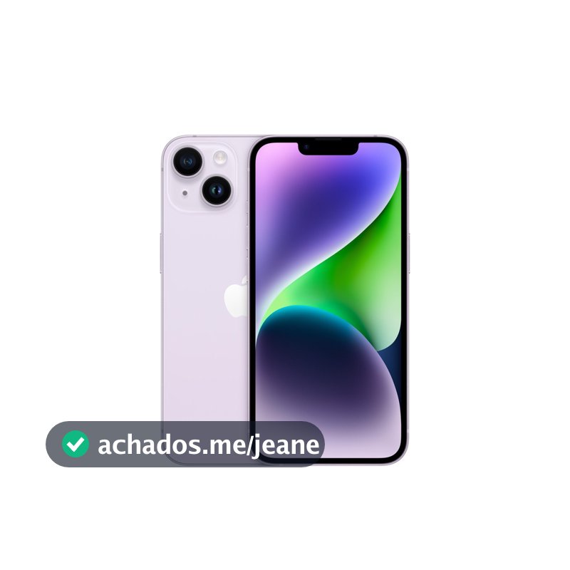Usado: iPhone 14 128GB Violeta-escuro Bom - bateria 70% - Trocafy - Apple