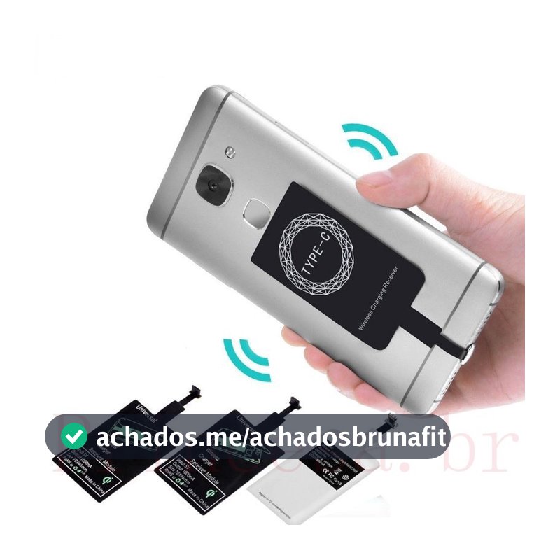 [Princesa] Carregador Sem Fio USB/Adaptador Qi Micro Tipo C Para Receptor/Rápido Android Acessórios Móveis Telefones Telefone