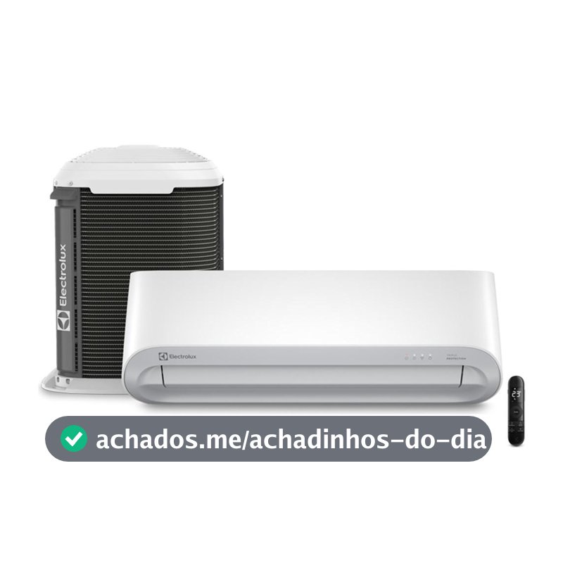 Ar Condicionado Split Electrolux Hi Wall Color Adapt Inverter 9.000 Btu/h Frio Monofásico Branco JI09F/JE09F 220V