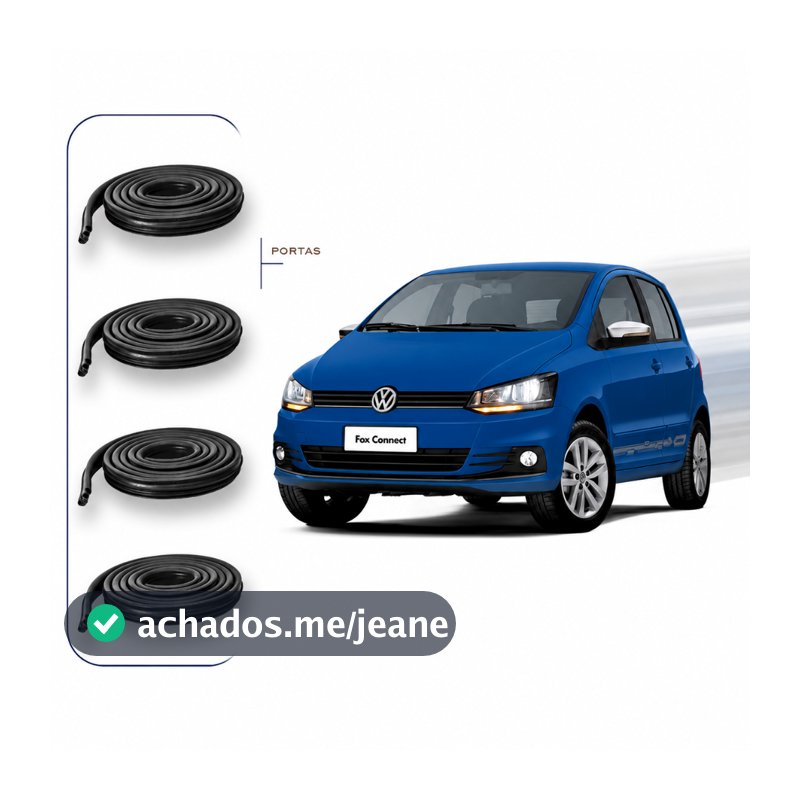 Kit 4 Borrachas Fox CrossFox SpaceFox Completo Premium