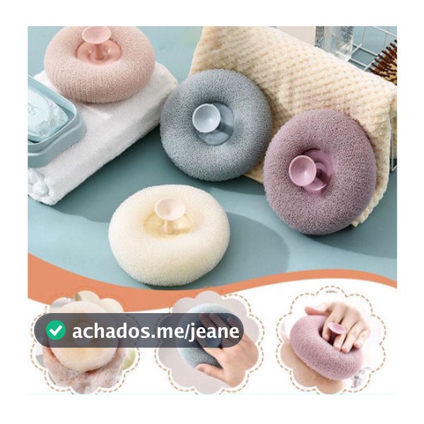 Bola De Banho Esponja Com Ventosa Para Esfoliação Corpo Todo