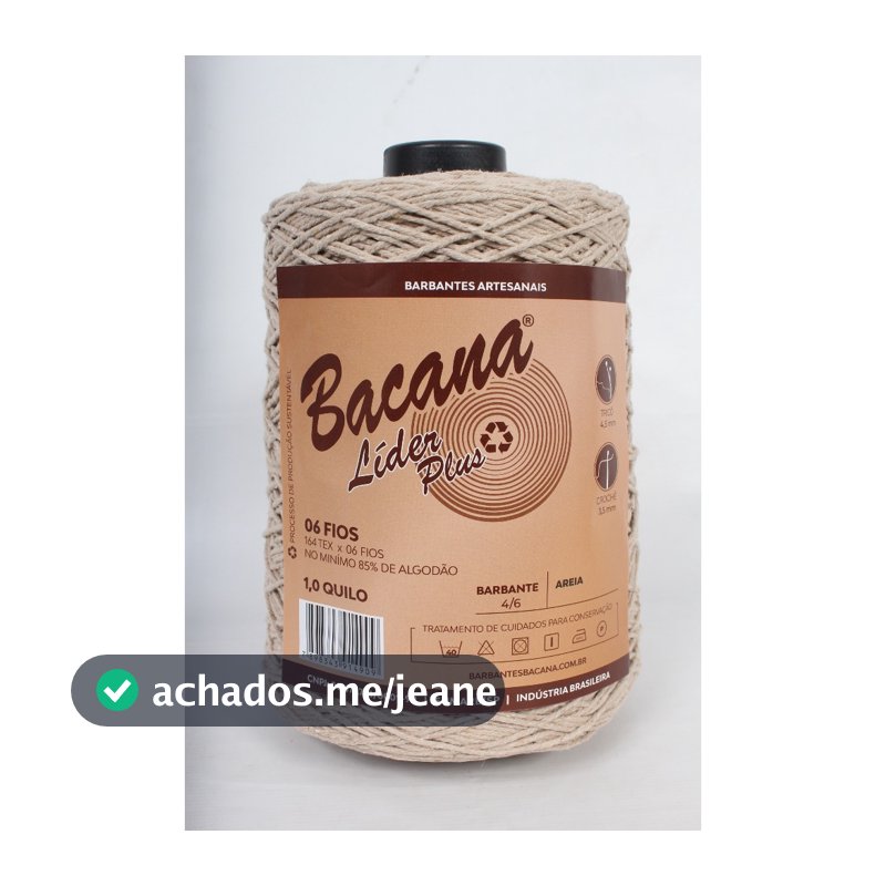 Barbantes Bacana 1KG - Fio 6 - Colorido