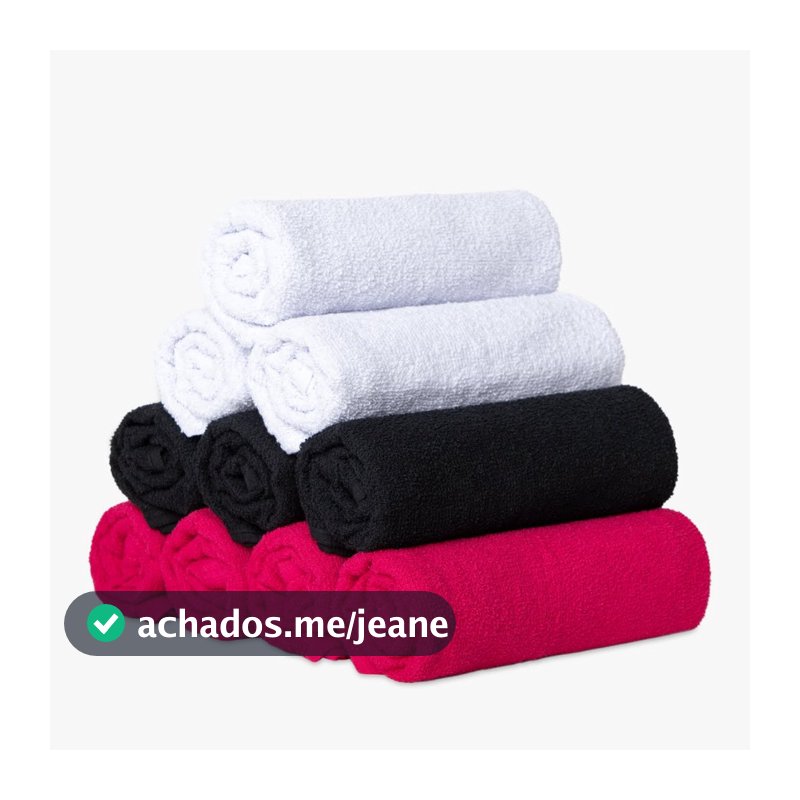 Kit 5 Toalhas Lavabo Manicure Pedicure - 100% algodão - Majo Home