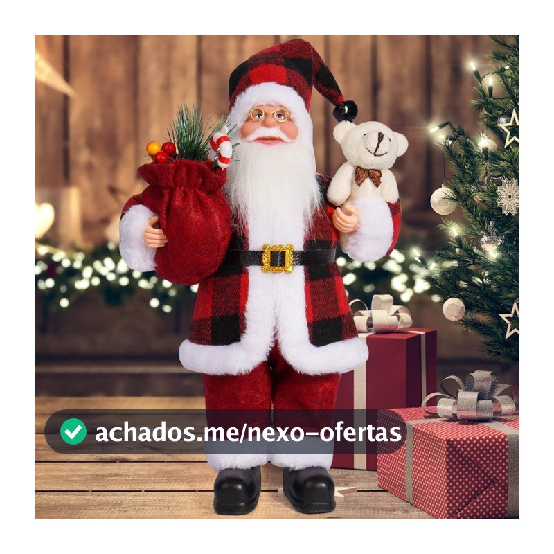Decorações De Natal Para Casa Papai Noel Boneca De Pelúcia 30cm Navidad Festa Decoração Enfeites Presente De Ano Novo