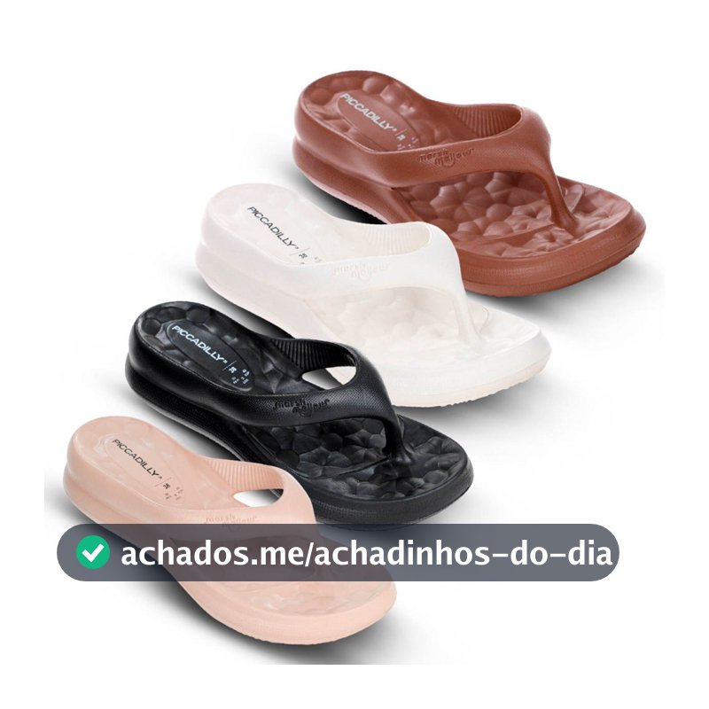 Chinelo Piccadilly EVA Marshmallow C224 Off White - Feminino