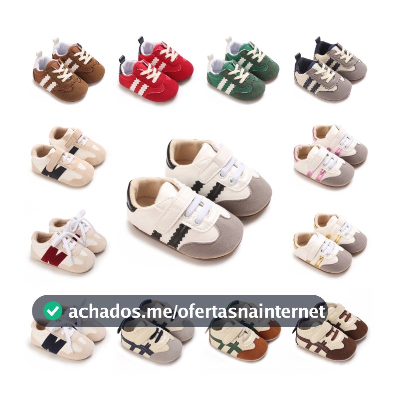Bebê Infantil Meninos Meninas Mocassins Tênis Contraste Cor Listra Couro Do Plutônio Antiderrapante Sola Prewalker Prime