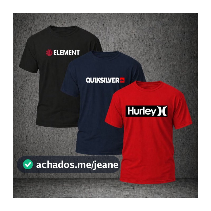 Kit 3 Camisetas Casual Masculina Algodão Camisa Premium Lançamento Kit Presente Para Namorado Envio Imediato Oferta