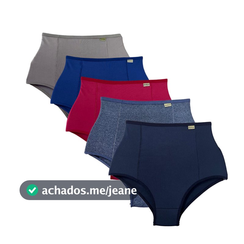 5 Calcinha Modeladora Cinta Suplex Modela Cintura Cinta Modeladora Pós Parto