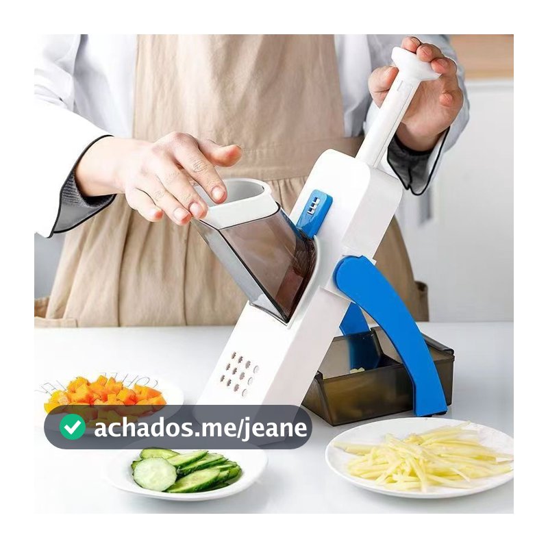 Fatiador Cortador Multifuncional de Legumes Rápido e Prático Verduras Frutas Batata Chopper