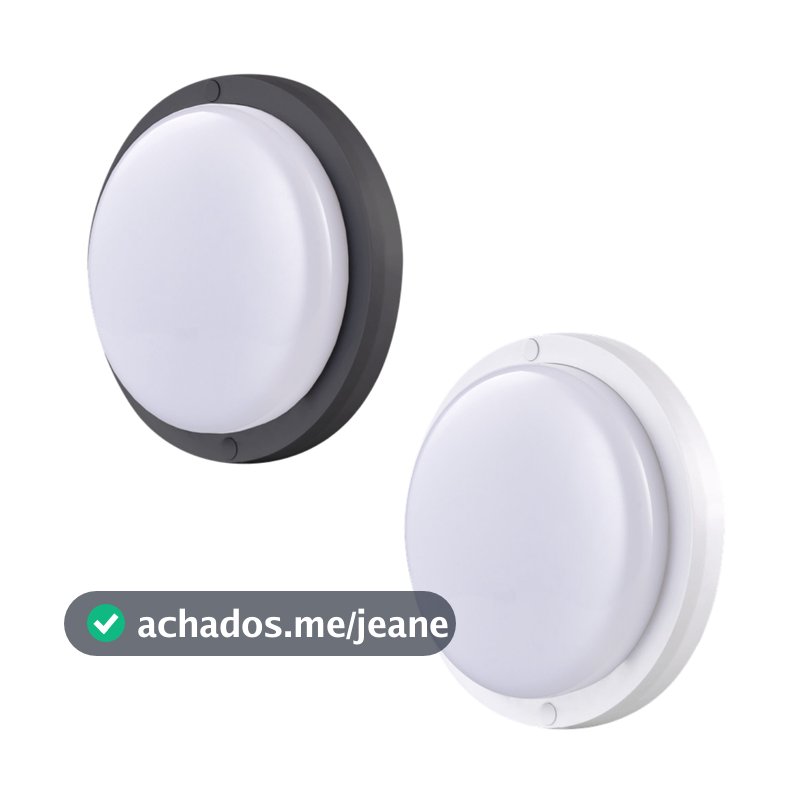 Kit 2 Luminaria de LED 12W IP65 Blindado Ideal Para Sauna Seca Vapor Banheiros Resistentes à Umidade