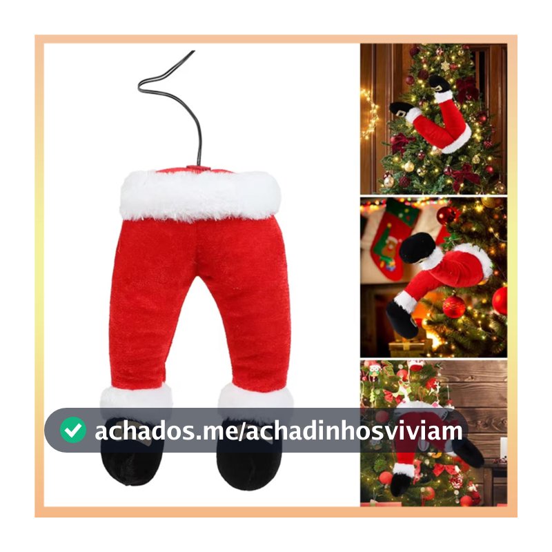 Ornamento Colorido De Pernas De Papai Noel , Decoração Decorativa De Porta De Feriado , Algodão Macio , Pelúcia , Elfo P