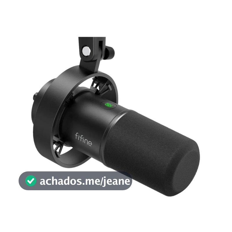 Microfone Dinâmico FIFINE K688 USB/XLR