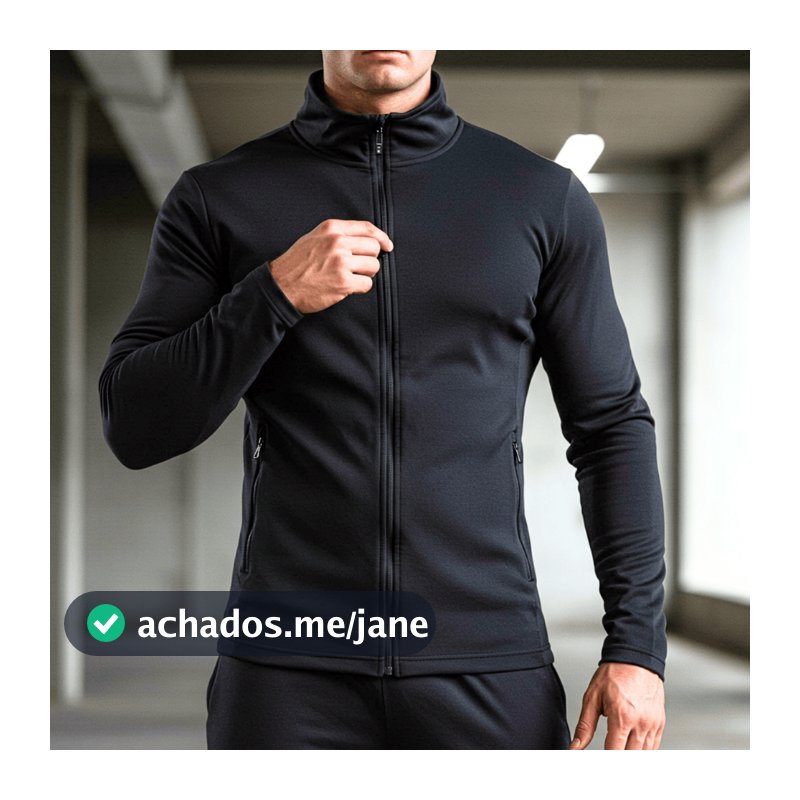 Jaqueta Termica Masculina Malha com Elastano
