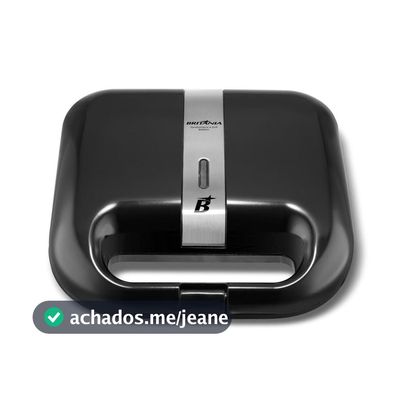 Sanduicheira e Grill Britânia 2 em 1 750W BGRE01