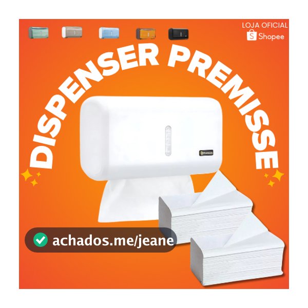 Dispenser Porta Papel Toalha Premisse Urban Suporte Compacto para Banheiro