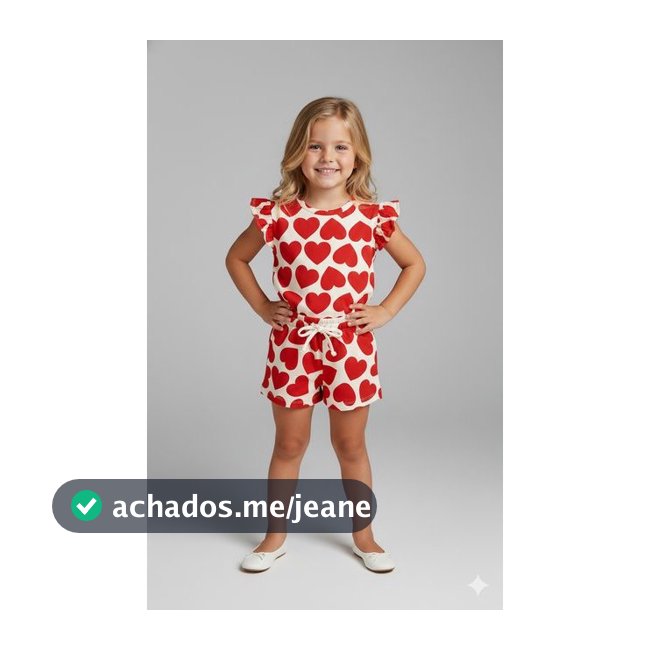 Conjunto Infantil Menina Verão 2 ao 14  - PRONTA ENTREGA
