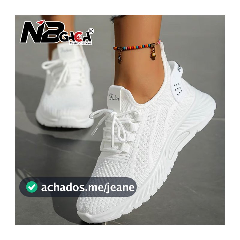Moda Malha Tênis Feminino Todas As Estações Respirável Casual Baixo Topo Falt Sapatos
