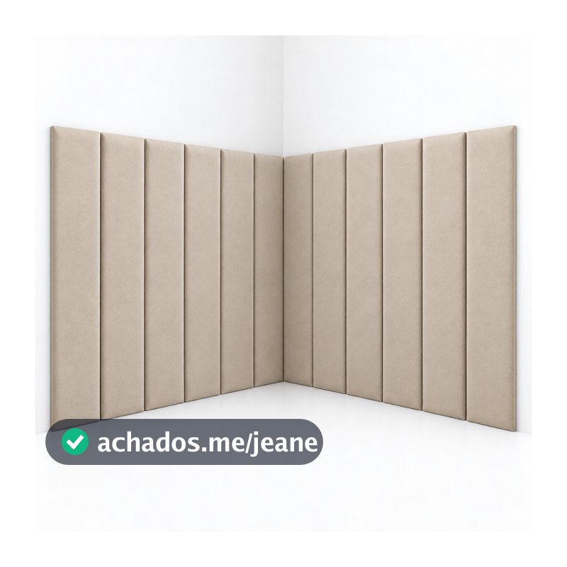 Kit Cabeceiras 110x20 Infinitelinestore Cama Box Diversos Módulos Estofados + Instalação Acomp/Fitas