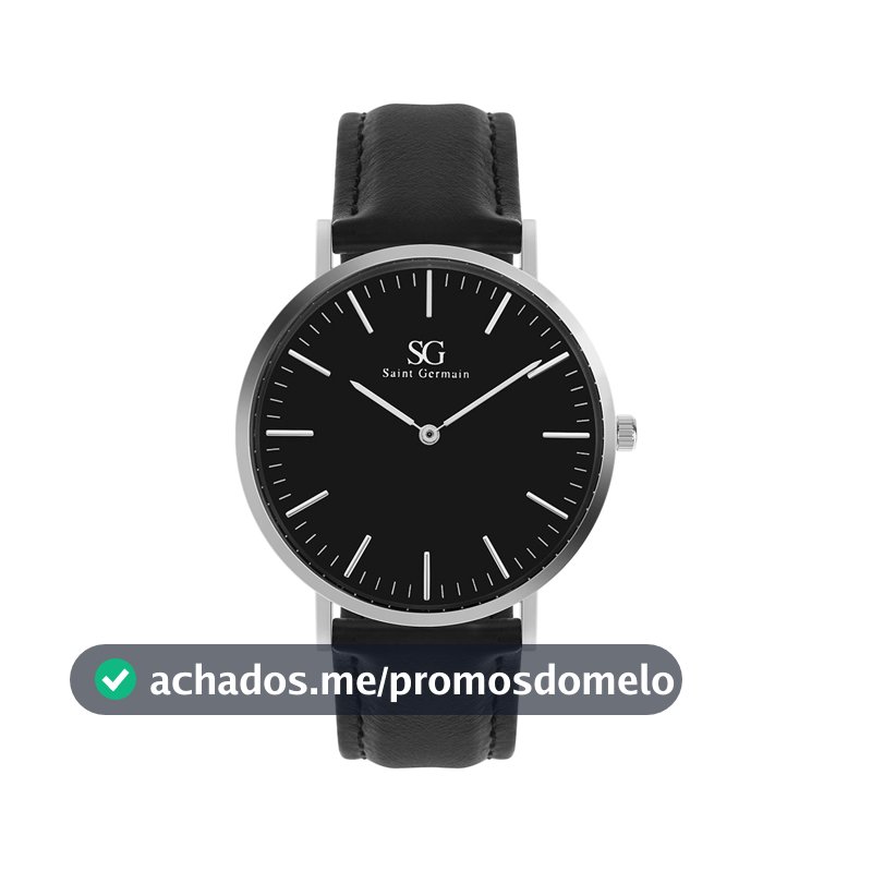 Relógio Masculino Preto Murray Black Hill 40mm