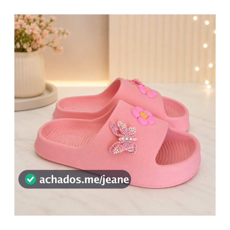 Sandalia Rasteira Chinelo Nuvem Feminino Slide Menina Volta as Aulas