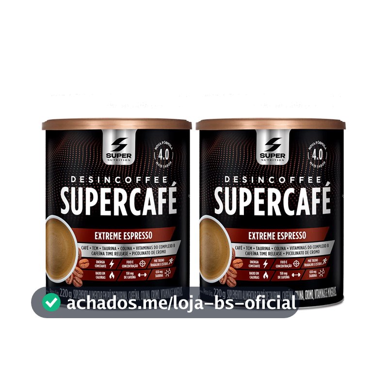 Kit 02 Desincoffee Supercafé Extreme Espresso