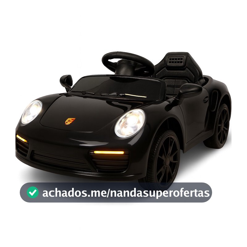 Quadriciclo Elétrico Carro Compact Infantil com Controle Remoto Carrinho de Passeio com Farol