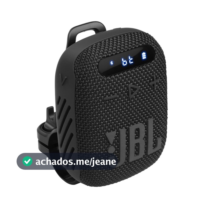 Caixa De Som Bluetooth JBL Wind 3 Som Portátil Bike E Moto A Prova de Água 05h De Bateria