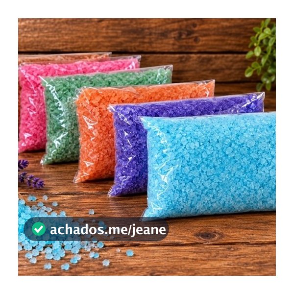 Sais De Banho 1kg Banheira Ofurô Spa Relaxante Diversos Aromas