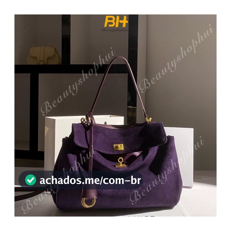 Bolsa tote Roxa Açaí Fosca De Alta Qualidade E Leve