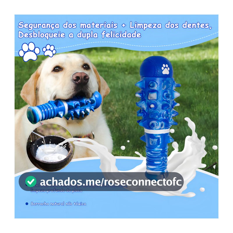 Brinquedo Osso para Cachorro Momovida Pet em Formato de Taco de Beisebol Grande Gengivas Saudáveis