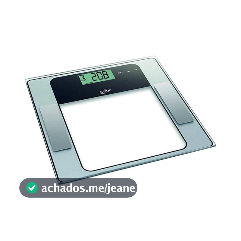 Balança Corporal Digital Gtech Glass 7 Fw Bioimpedância Massa Corporal