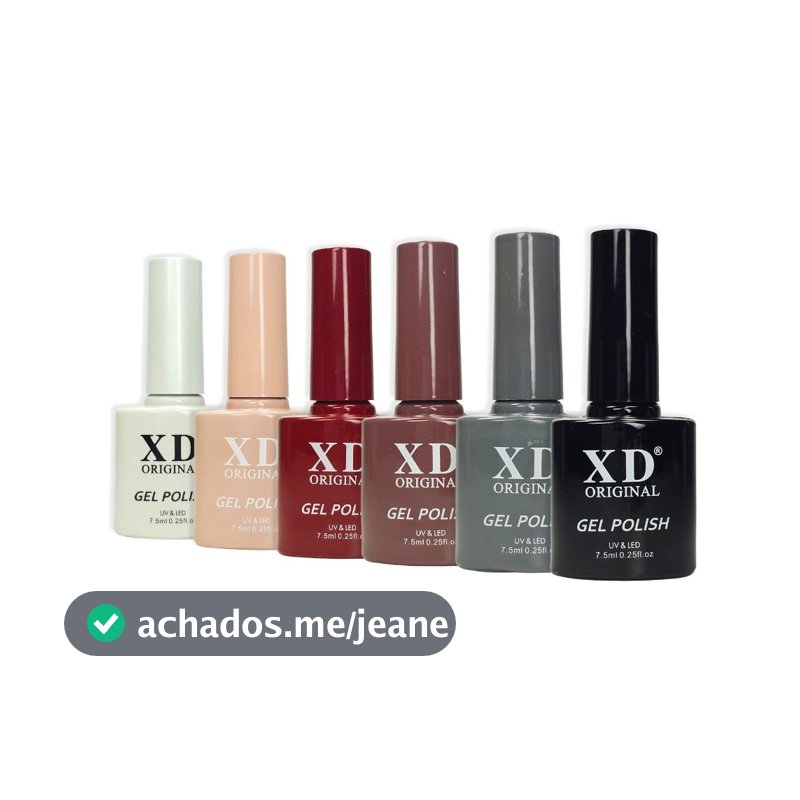 Esmalte Em Gel XD X&D  Original 7,5ml Decoração Unhas Uv/Led Nail Art Alongamento Esmaltação