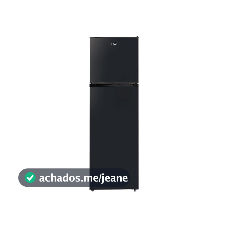 Geladeira Refrigerador HQ Defrost 290 Litros Preto HQ-290RDF