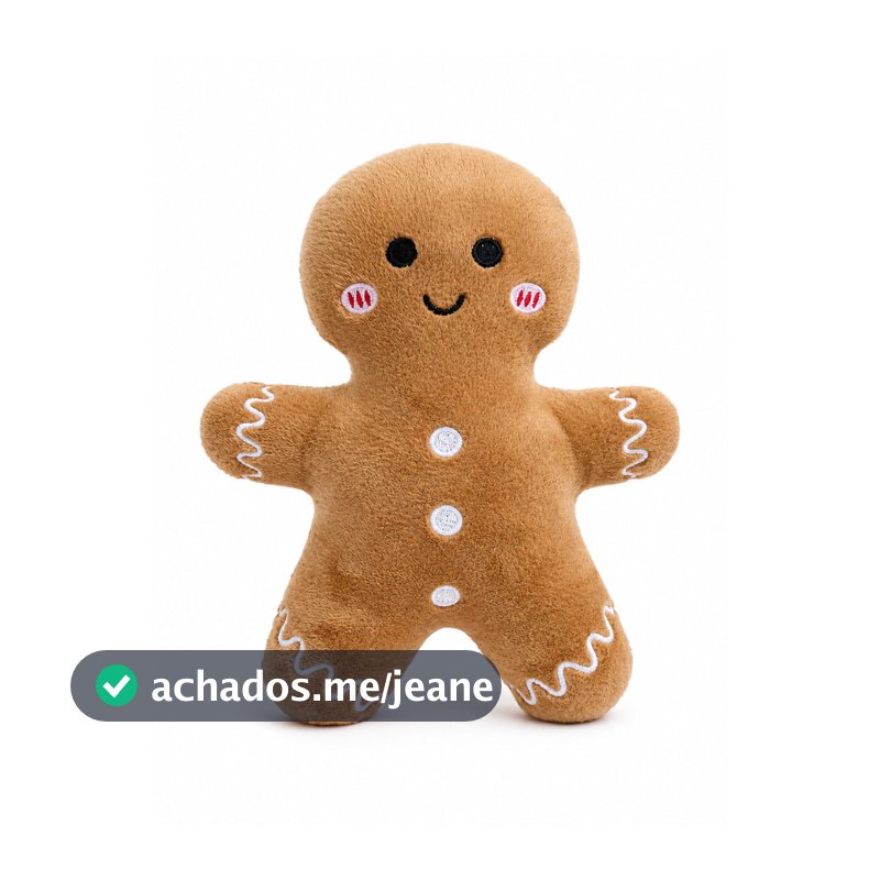 Pelúcia Biscoito Shrek Boneco de Pelúcia Fofo Presente Infantil - 20cm.