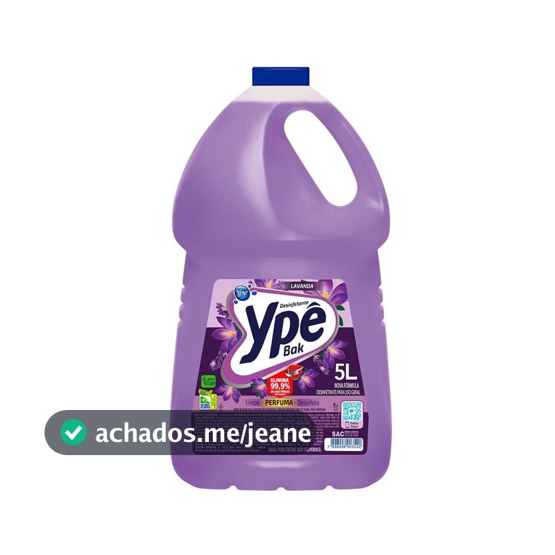 Desinfetante Ypê Bak Lavanda 5 Litros