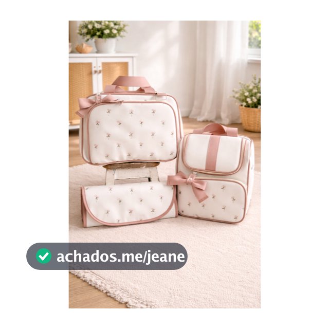 kit bolsa maternidade mala luxo menino e menina safari