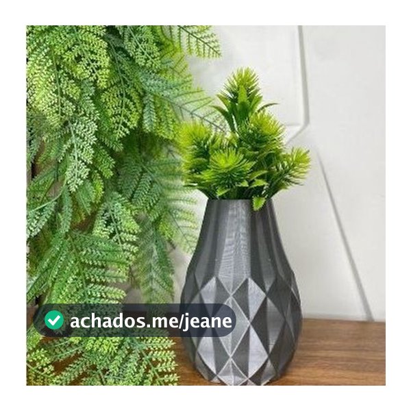 Vaso Decorativo Moderno Impressão 3D Minimalista Decoração Sala Quarto.
