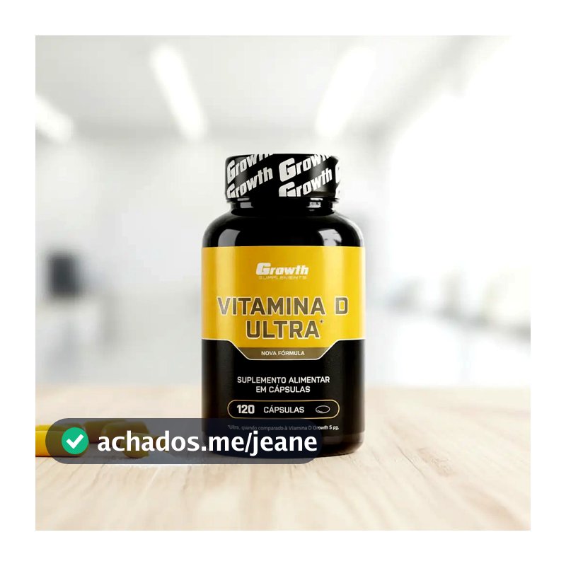 Vitamina D Ultra 2000UI - 120 Cápsulas - Produto Original Uso Diário absorção de Cálcio Vitamina D3