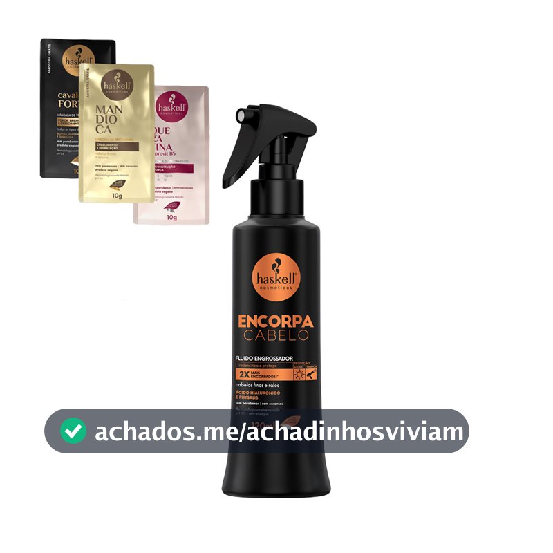 Fluido Finalizador 120ml Encorpa Cabelo Haskell