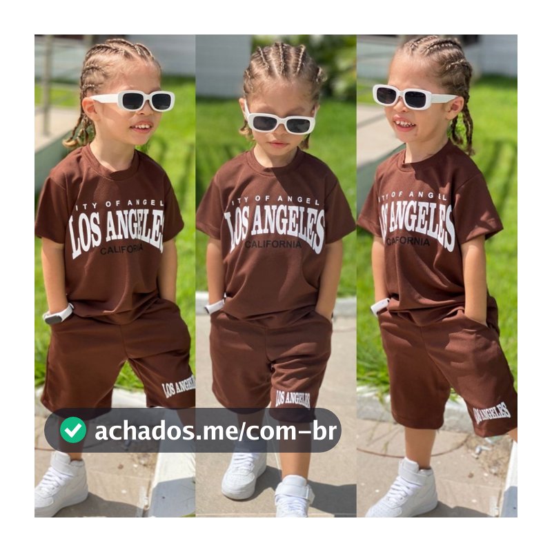 Conjunto Infantil Masculino Fim de Ano - Blusa + Bermuda Dry-Fit