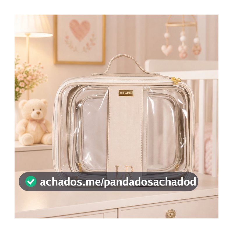 Organizador de Malas Maternidade Menina/Menino Personalizado - 03 Peças