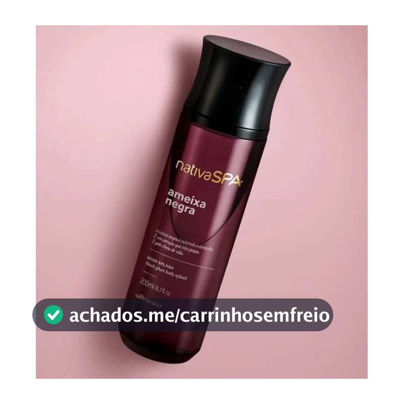 Body splash ameixa negra nativa spa spa