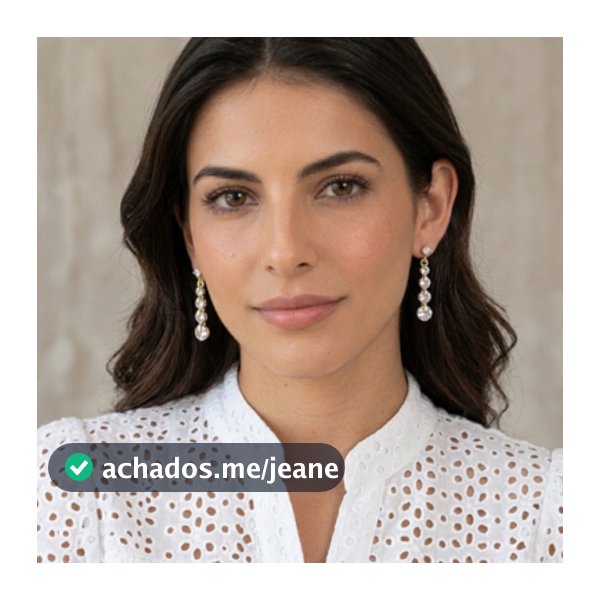 Brinco Ponto de Luz Pendente em Cascata de Zircônias I Cecília Martins - Semijoia de luxo