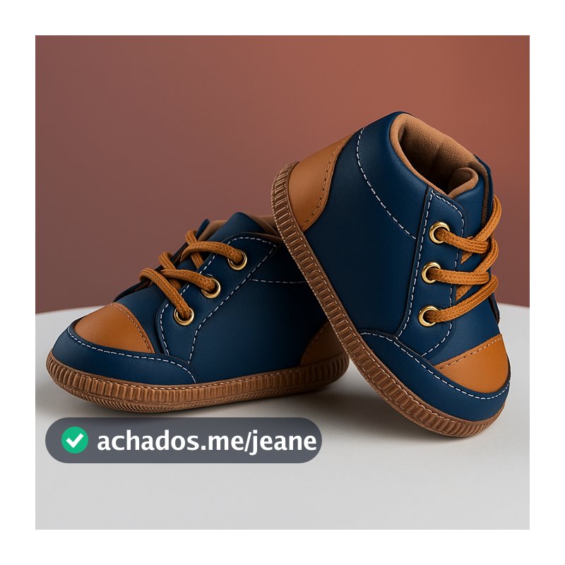 Tênis Menino Recém Nascido Cano Alto Botinha Infantil Bebê Leve Confortável Benne Kids Promoção