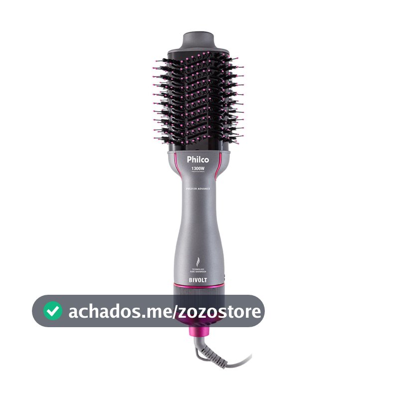 Escova Secadora Philco Advance 4 em 1 1300W Bivolt PES25SR