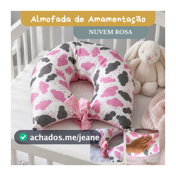 Almofada De Amamentaçao Bebe Menina Menino Maternidade Varias Estampas