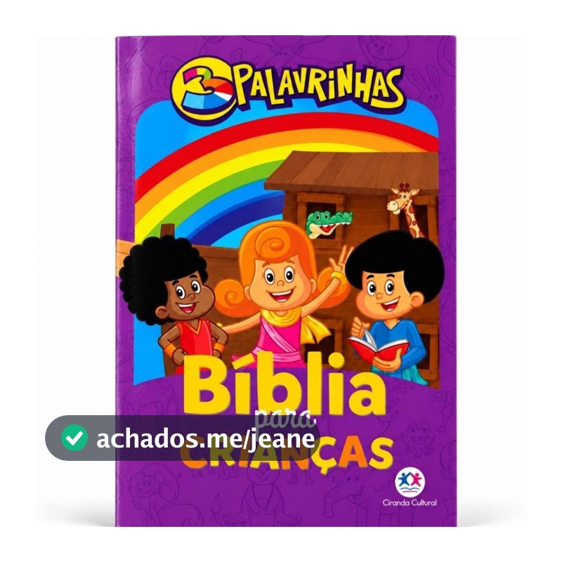 3 Palavrinhas- Bíblia Para Crianças |Histórias Do Antigo E Novo Testamento |Editora Ciranda Cultural