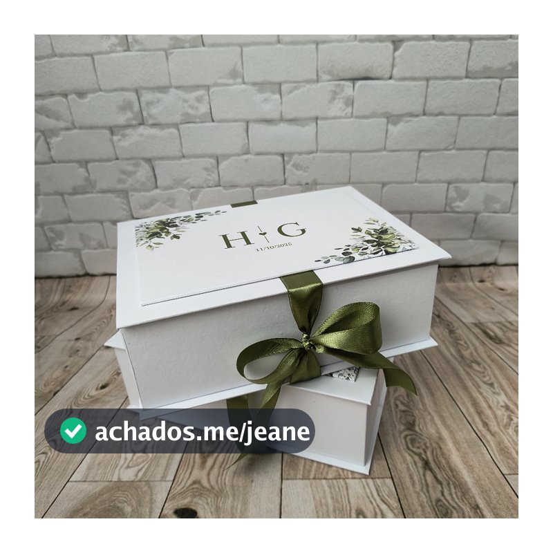 Kit 7 caixas 21x15x7 padrinhos de casamento